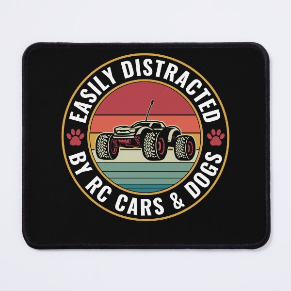Item preview, Easily distracted by RC Cars and Dogs RC Car Lover designed and sold by BlueBerry-Pengu.