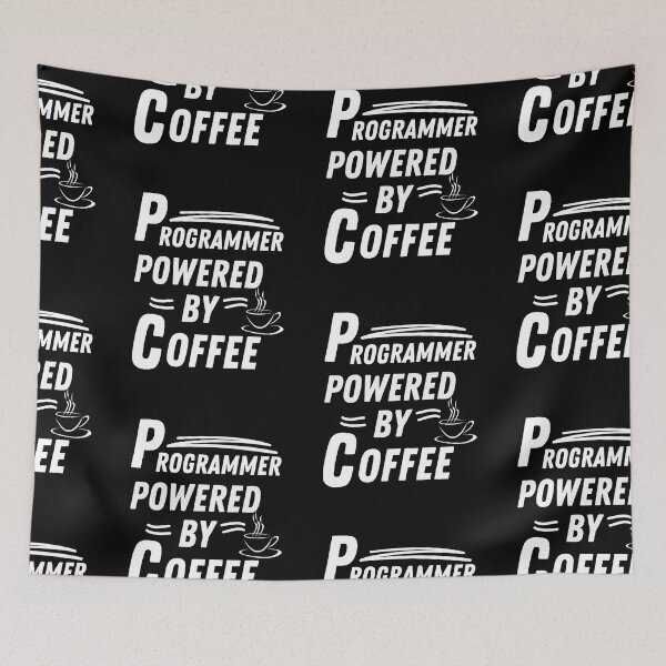 Item preview, Programmer powered by coffee designed and sold by annoying-shirts.