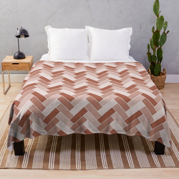 Item preview, Geometric Pattern: Herringbone Alt: Umber designed and sold by Red Wolf.