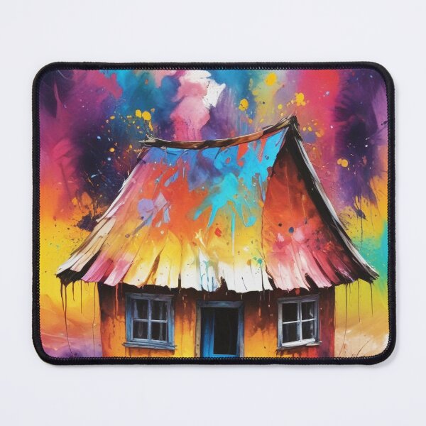 Item preview, Rural living acrylic colorful artwork print design designed and sold by Anshu3813.
