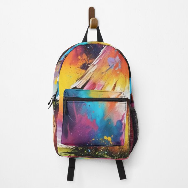 Item preview, Rural living acrylic colorful artwork print design designed and sold by Anshu3813.