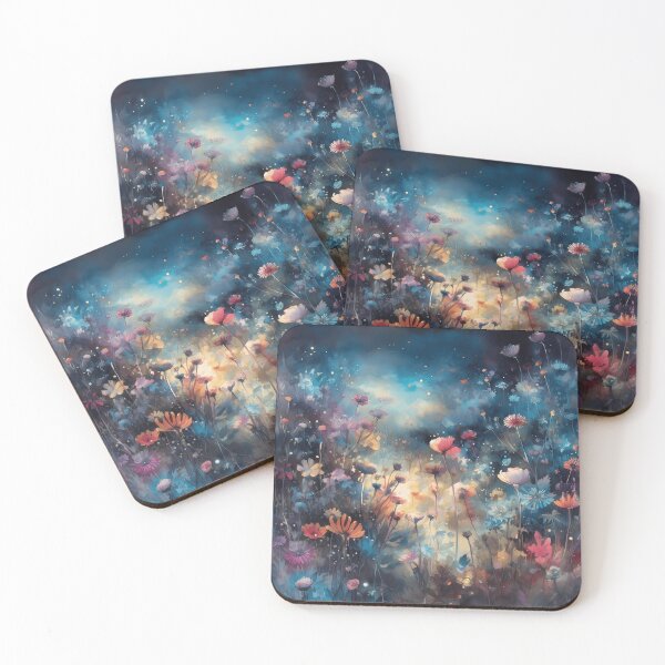 Item preview, Night Time Luminescent Meadow Flowers Design VI designed and sold by Sarah Walton.