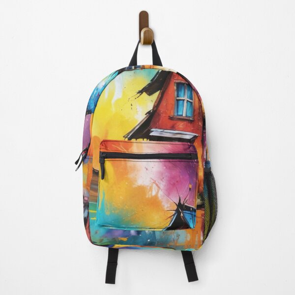 Item preview, Rural living acrylic colorful artwork print design designed and sold by Anshu3813.