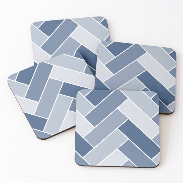 Item preview, Geometric Pattern: Herringbone Alt: Steel designed and sold by Red Wolf.