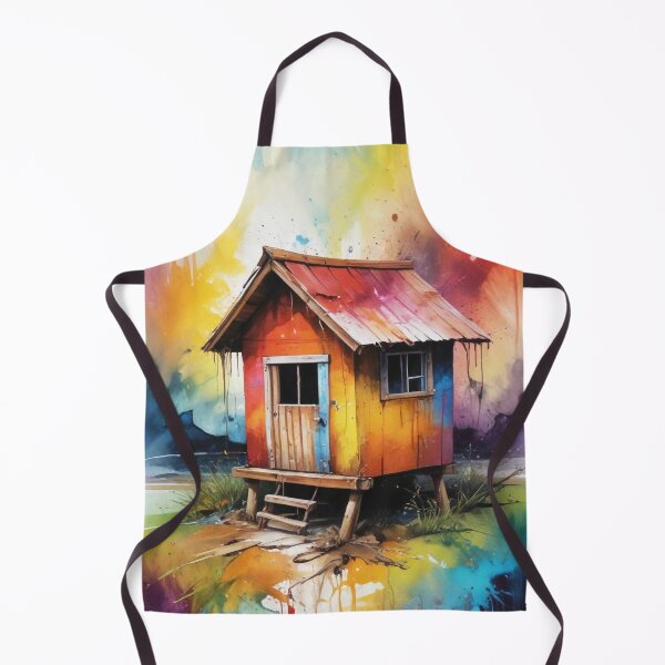 Item preview, Rural living acrylic colorful artwork print design designed and sold by Anshu3813.