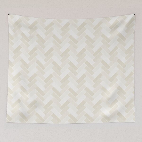 Item preview, Geometric Pattern: Herringbone Alt: Sand designed and sold by Red Wolf.