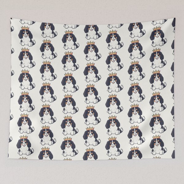 Item preview, Cute king charles spaniel dog  designed and sold by Artofmayara.