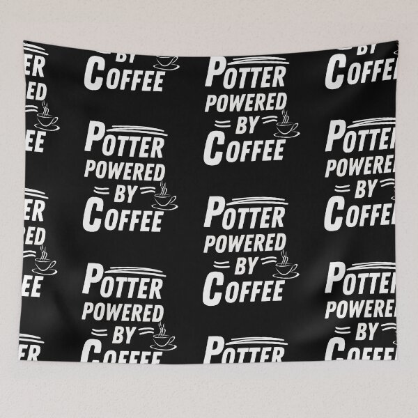 Item preview, Potter powered by coffee designed and sold by annoying-shirts.