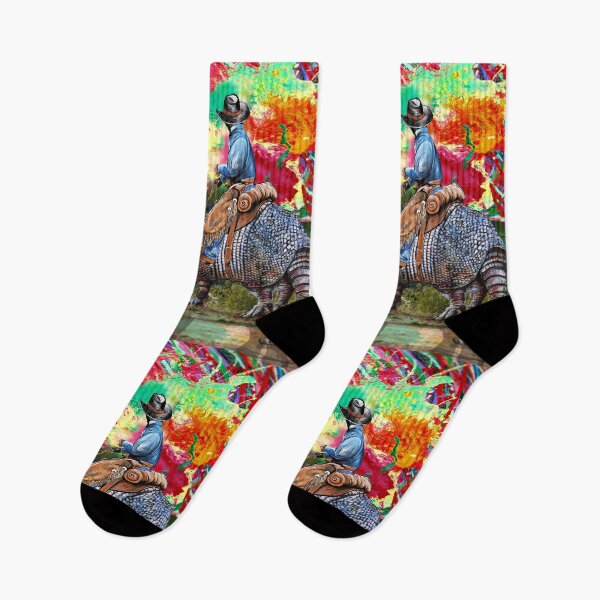 Item preview, Armadillo Cowboy Surreal Sunset designed and sold by oz10.