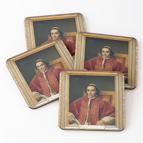 Item preview, Portrait of Pope Pius VII - Jacques-Louis David designed and sold by Vintage Designs +.