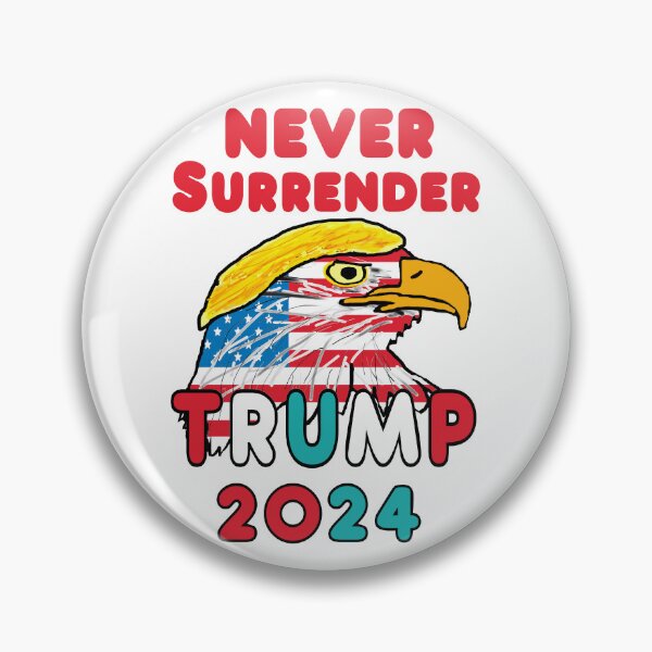Item preview, Never Surrender Trump 2024 designed and sold by Mark-Ewbie.