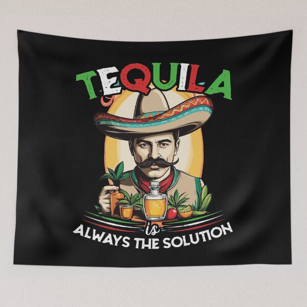 Item preview, Funny Tequila Saying Cinco de Mayo Mexico designed and sold by LuminOrb.
