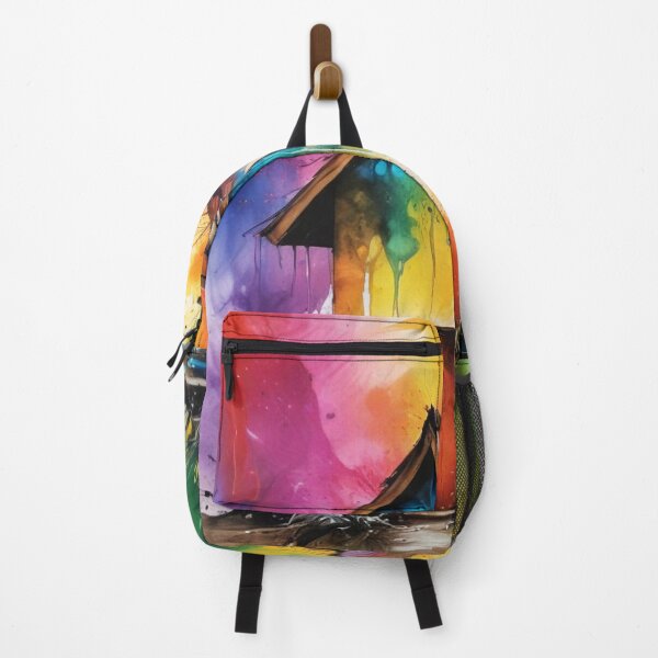 Item preview, Rural living acrylic colorful artwork print design designed and sold by Anshu3813.