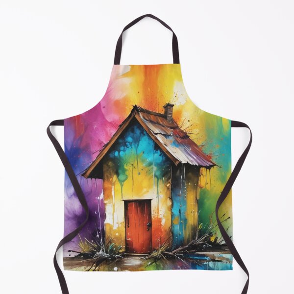 Item preview, Rural living acrylic colorful artwork print design designed and sold by Anshu3813.