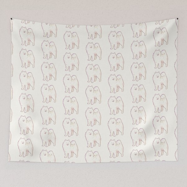 Item preview, Cute samoyed art designed and sold by Artofmayara.
