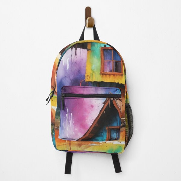 Item preview, Rural living acrylic colorful artwork print design designed and sold by Anshu3813.