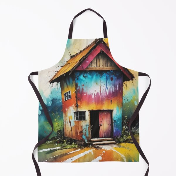 Item preview, Rural living acrylic colorful artwork print design designed and sold by Anshu3813.