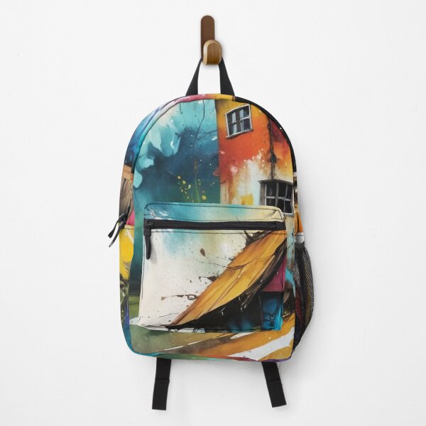 Item preview, Rural living acrylic colorful artwork print design designed and sold by Anshu3813.
