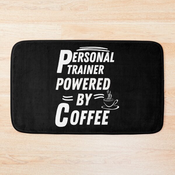 Item preview, Personal trainer powered by coffee designed and sold by annoying-shirts.