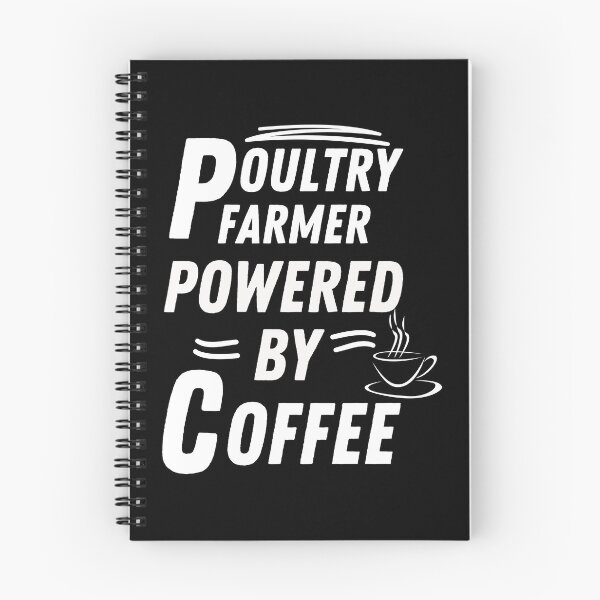 Item preview, Poultry farmer powered by coffee designed and sold by annoying-shirts.