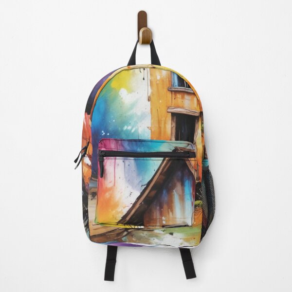 Item preview, Rural living acrylic colorful artwork print design designed and sold by Anshu3813.