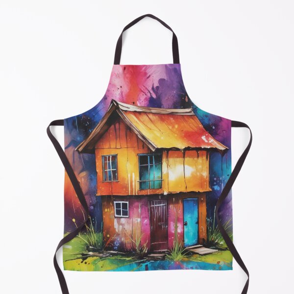 Item preview, Rural living acrylic colorful artwork print design designed and sold by Anshu3813.