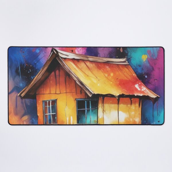 Item preview, Rural living acrylic colorful artwork print design designed and sold by Anshu3813.