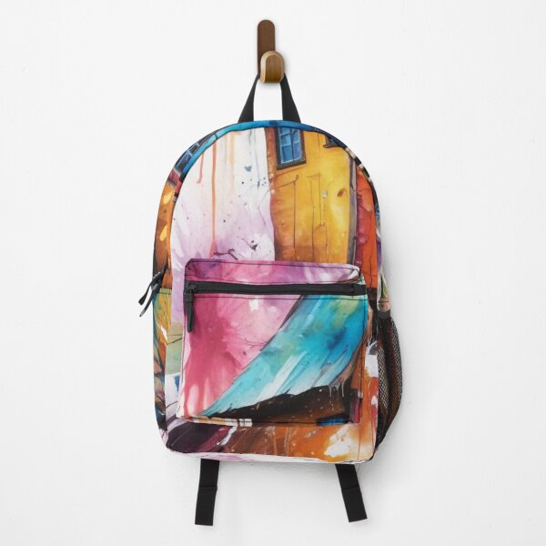 Item preview, Rural living acrylic colorful artwork print design designed and sold by Anshu3813.