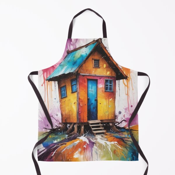 Item preview, Rural living acrylic colorful artwork print design designed and sold by Anshu3813.