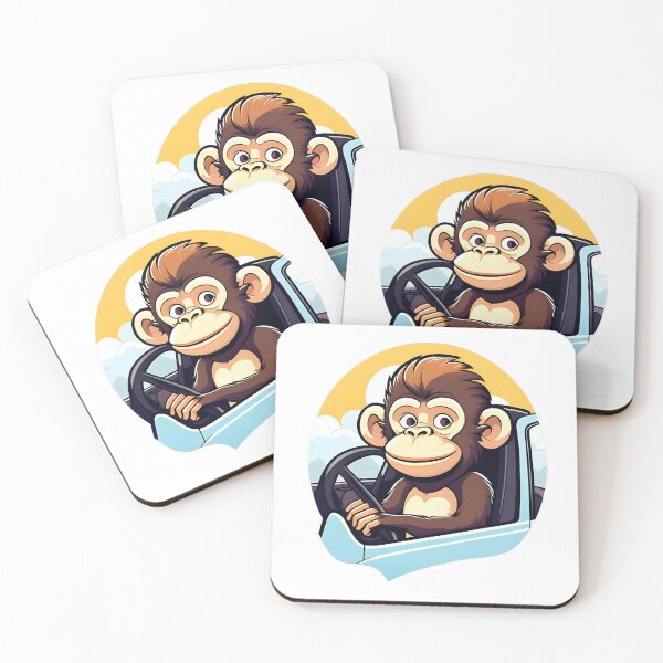 Item preview, Monkey Drive Car designed and sold by Cowmiow .