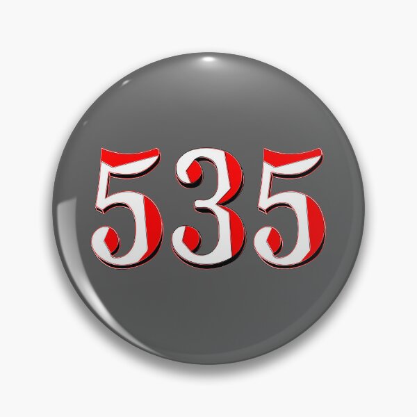 Item preview, number five hundred and thirty-five digit 535 order sequence team member age designed and sold by 4rpixs.