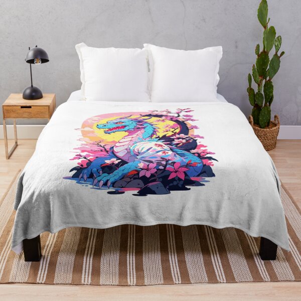 Item preview, Vintage Vaporwave Style Japanese Dragon Design designed and sold by LuminOrb.