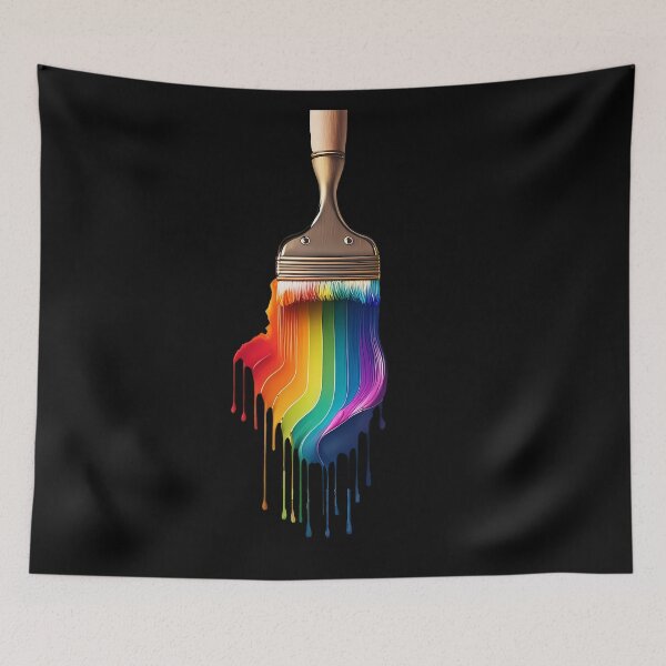 Item preview, Pincel arcoiris designed and sold by Vibranta Studio.