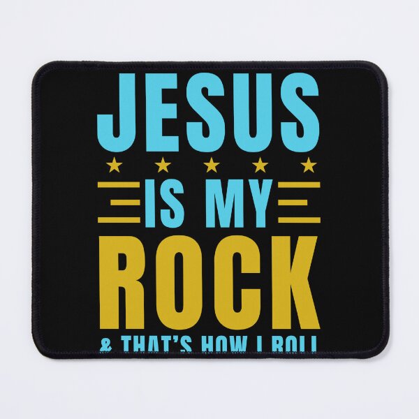 Item preview, Jesus is my rock designed and sold by BrunetteMo.