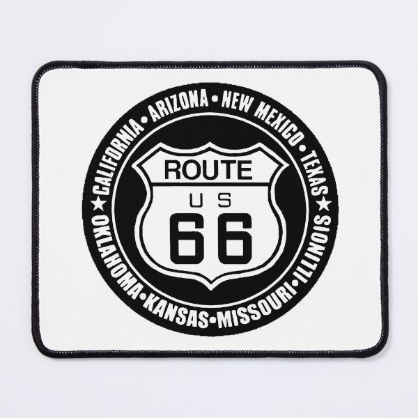Artikelvorschau, Route 66 Verkehrsschild, Staaten entworfen und verkauft von Numbers-Art.