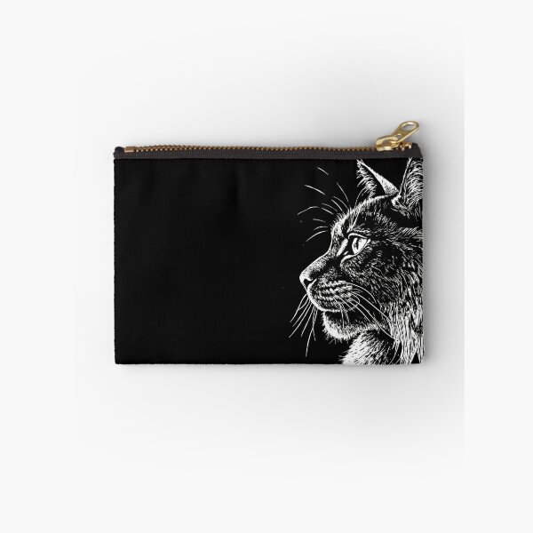 Artikelvorschau, Schwarze Katze in einer Gravur entworfen und verkauft von Pickmash.