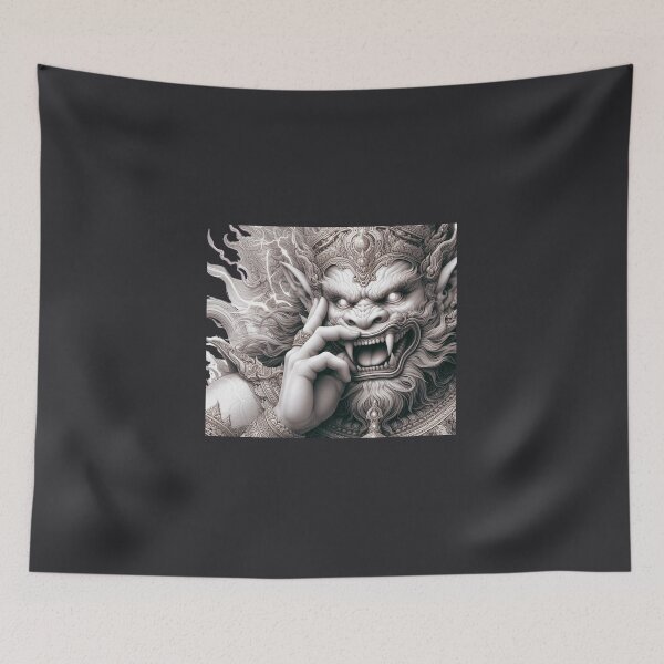 Item preview, The Pixel Monarch: A Digital Ode to the Monkey King designed and sold by Dream054521910.