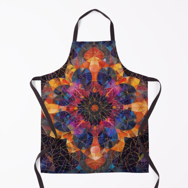 Item preview, Night time fire kaleidoscope design designed and sold by PrettyPinkSkies.