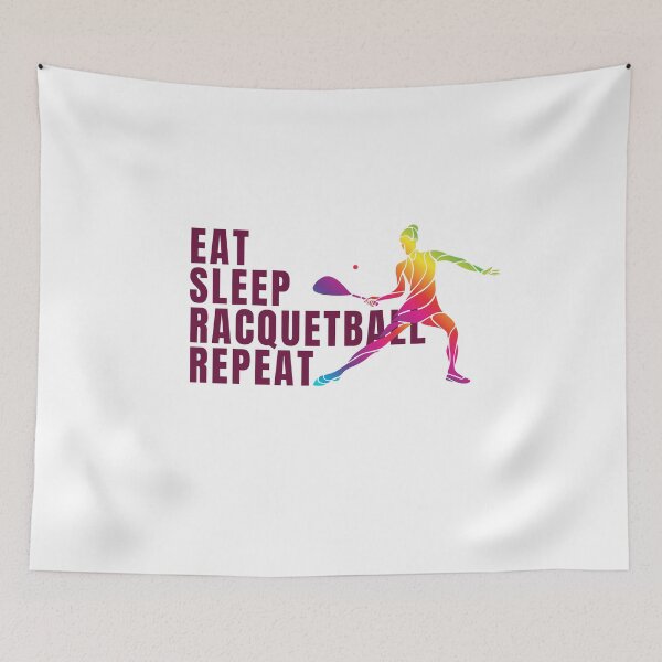 Item preview, Eat Sleep Racquetball Repeat designed and sold by sydney-syder.