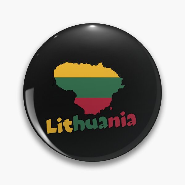 Item preview, Lithuania Flag Map State Vilnius Baltic designed and sold by AnimalsDH305.