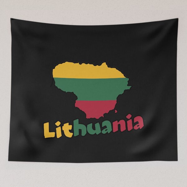 Item preview, Lithuania Flag Map State Vilnius Baltic designed and sold by AnimalsDH305.