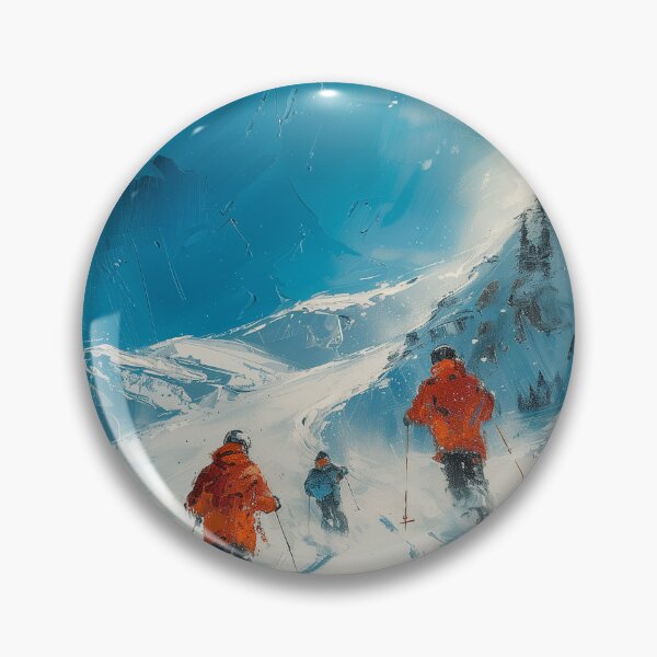 Item preview, Original Ski Sport Painting   designed and sold by Rockwpapart.