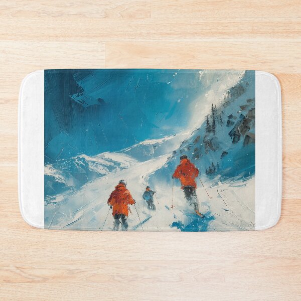 Item preview, Original Ski Sport Painting   designed and sold by Rockwpapart.