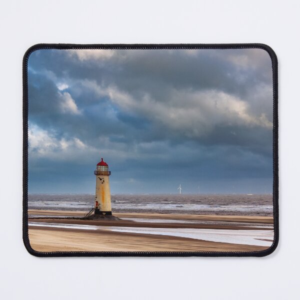 Item preview, Point of Ayr Lighthouse Wales UK designed and sold by AJEvans.