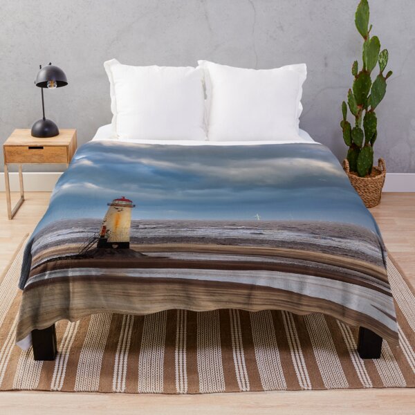 Item preview, Point of Ayr Lighthouse Wales UK designed and sold by AJEvans.