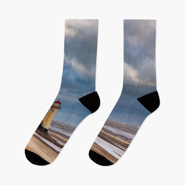 Item preview, Point of Ayr Lighthouse Wales UK designed and sold by AJEvans.