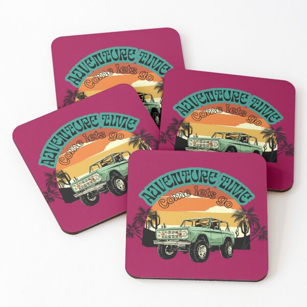 Item preview, Adventure time texted with retro vintage style car. designed and sold by Chicas-wonder.