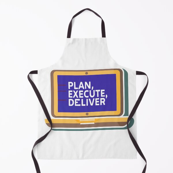 Item preview, Plan, Execute, Deliver - Project Management Laptop designed and sold by NiftyWrx.