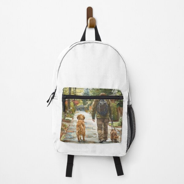 Item preview, Dog Owner Walking with Leash | Daily Dog Walk | Pet Lover's Gift designed and sold by Mr-whiteBG.