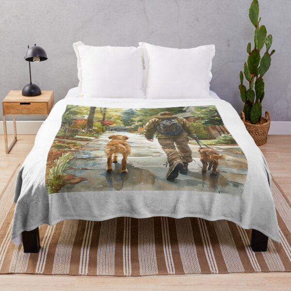 Item preview, Dog Owner Walking with Leash | Daily Dog Walk | Pet Lover's Gift designed and sold by Mr-whiteBG.
